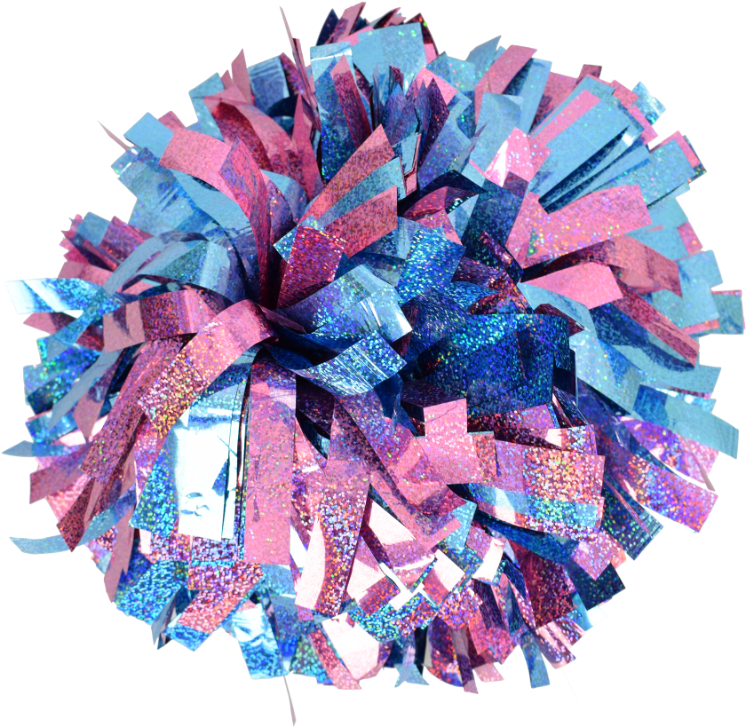 Metallic Holographic Light Pink And Metallic Holographic - Cheerleading (1000x1000), Png Download