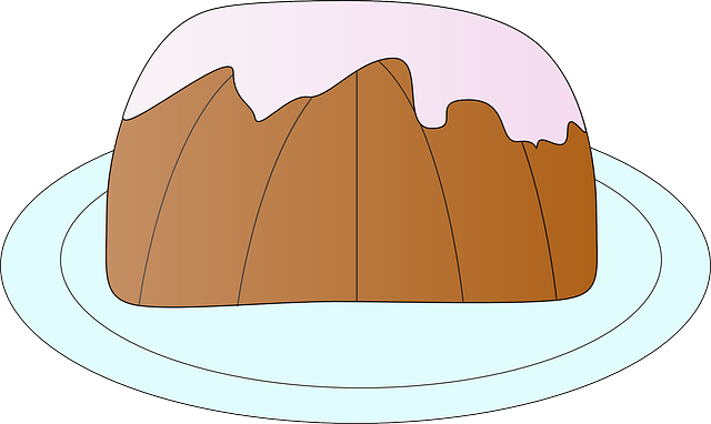 Food, Plate, Cake, Slovakia, Dessert, Sugar, Pound - Animated Pound Cake (640x382), Png Download