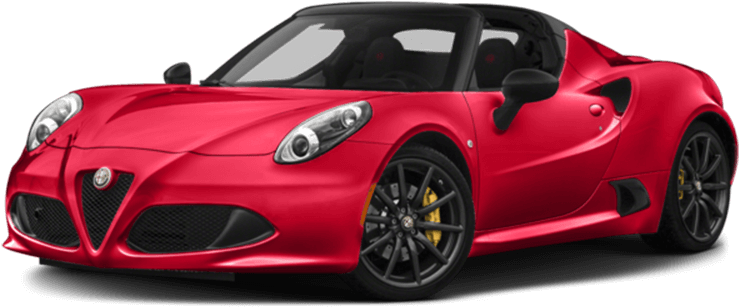 2018 Alfa Romeo 4c Spider - Alfa Romeo 4c Spider Black (800x600), Png Download
