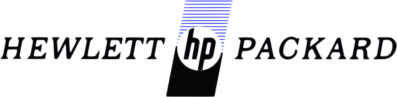 Hp 1974 Logo - Hewlett Packard Logo History (1280x320), Png Download
