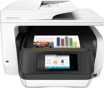 Hp Officejet Pro 8720 All In One Printer Series - Hp Officejet Pro 8720 Wireless All-in-one Printer (474x356), Png Download