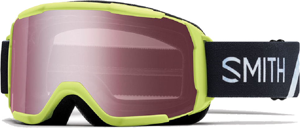 Winter Goggles Kids Smith Daredevil, Over The Glasses, (1000x454), Png Download
