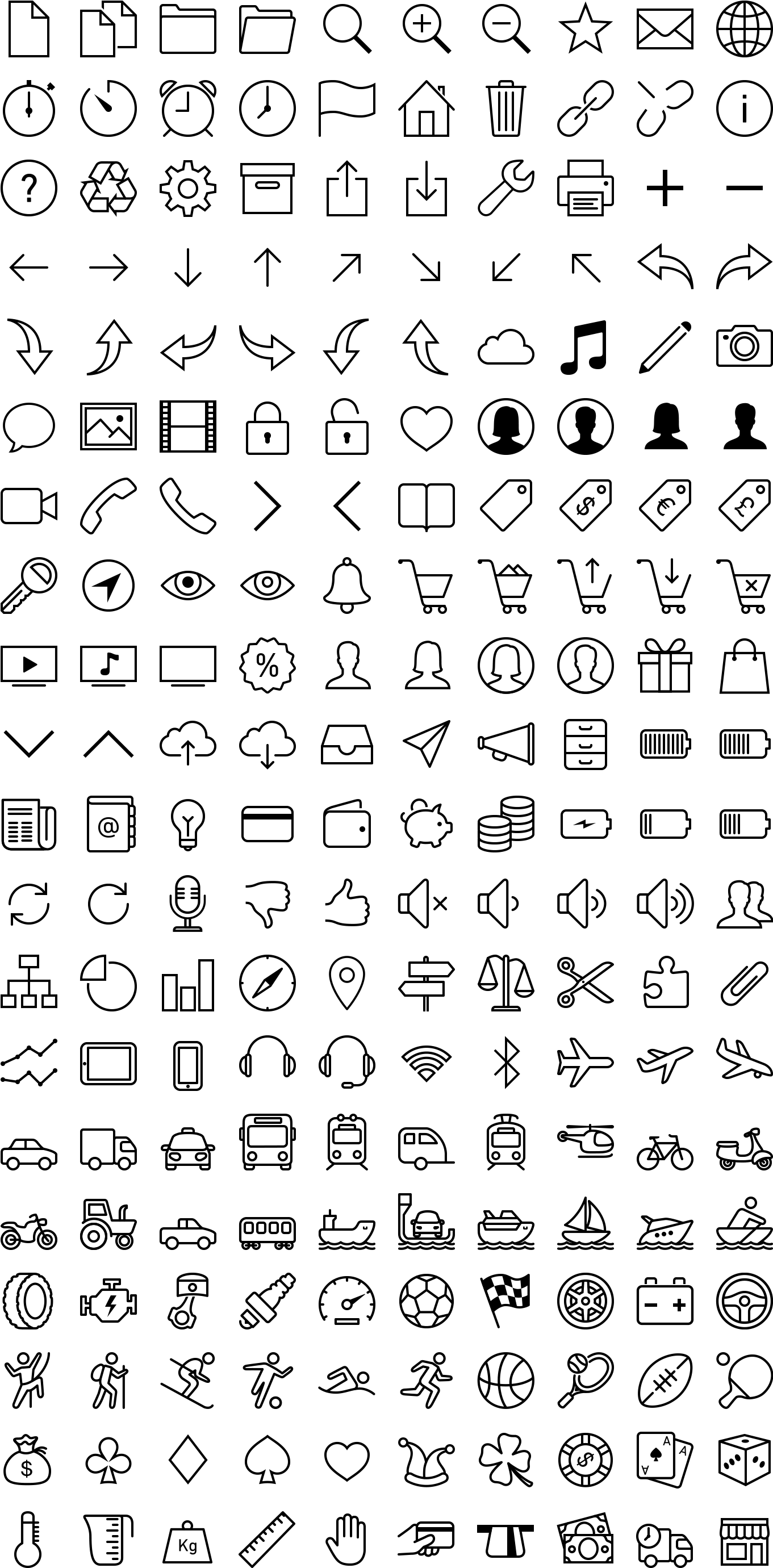 Free Ios 7 Icons In Vector (1360x2840), Png Download