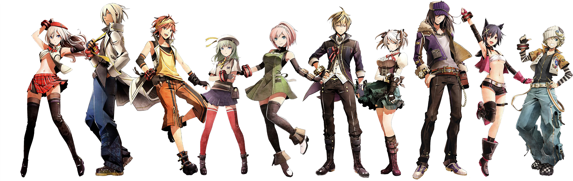 Пёстрый Отряд Борцов С Арагами (2000x608), Png Download