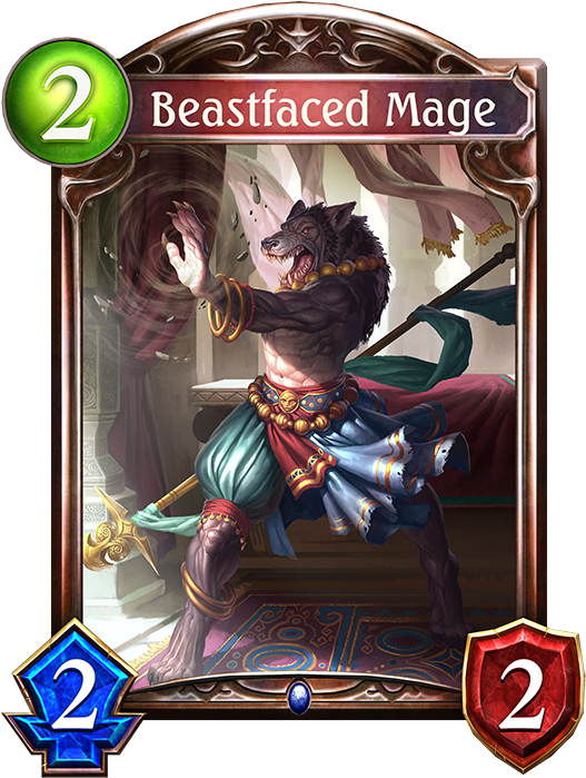 Beastfaced Mage (536x698), Png Download