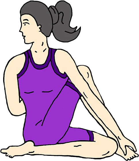 Yoga Poses For Women At Home, Do Yoga Exercises To (516x625), Png Download