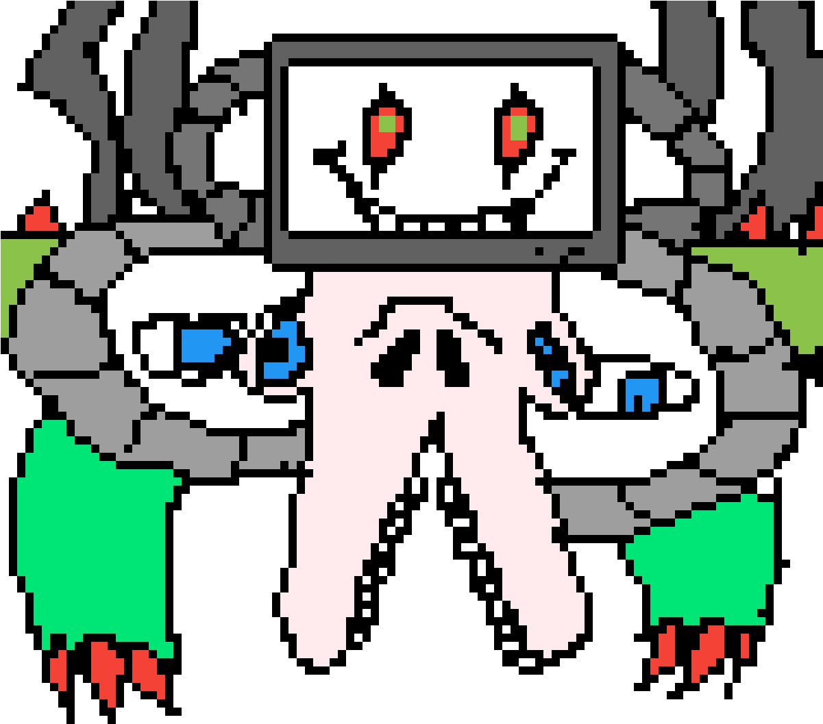 Download HD Omega Flowey By Xdkx Transparent PNG Image