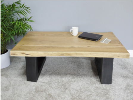 Urban Acacia Wood Coffee Table (500x667), Png Download