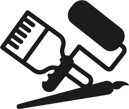 Roller, Brush (700x500), Png Download