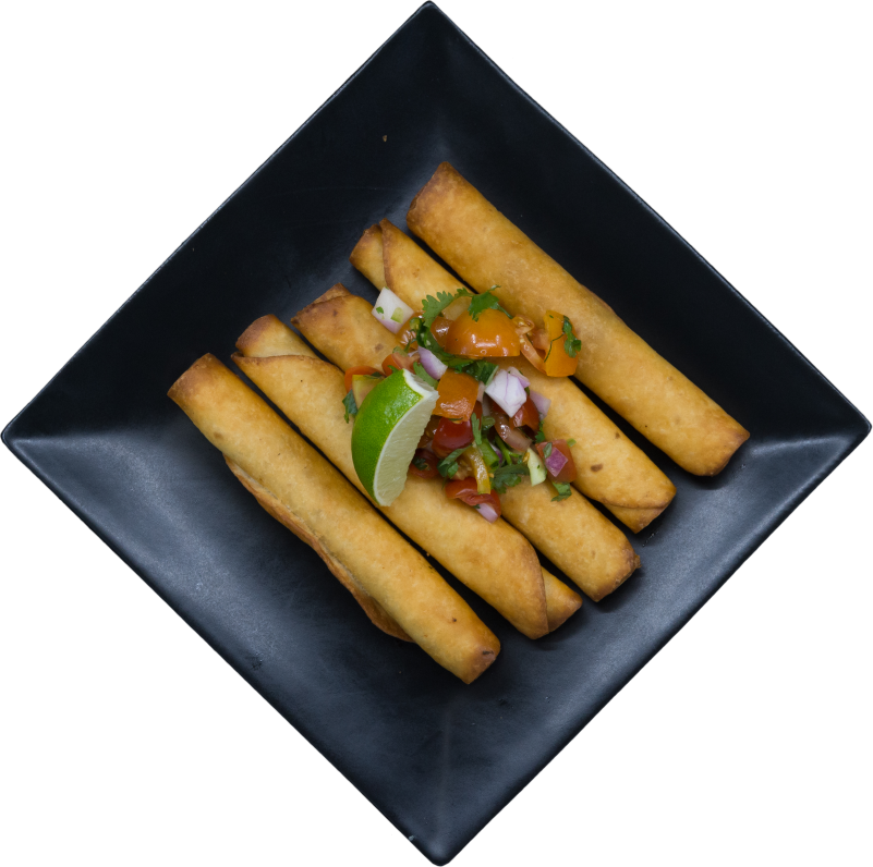 Chicken Flautas1 (801x796), Png Download