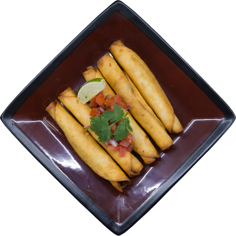 Shrimp Flautas1 (801x800), Png Download