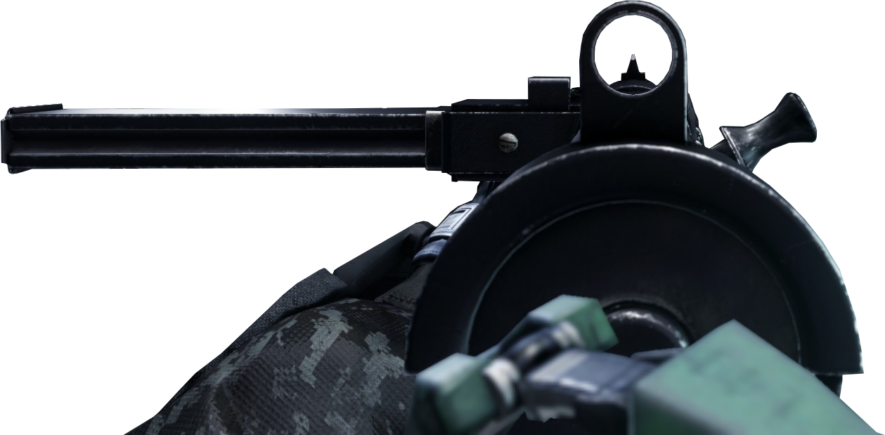 Sten Iron Sights Aw (1259x619), Png Download