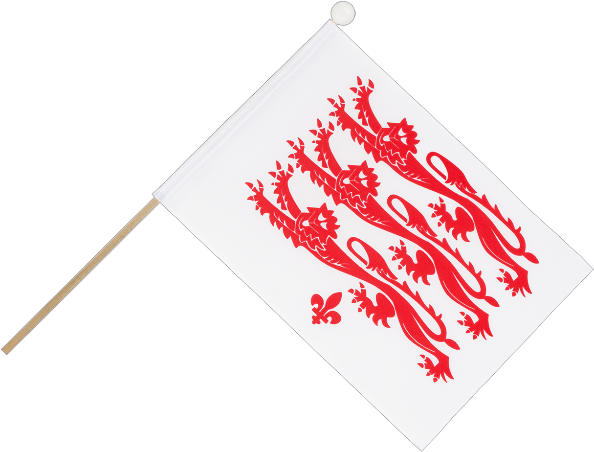Hand Waving Flag 6x9" (1500x1260), Png Download