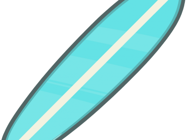 Beach Clipart Surfboard (640x480), Png Download
