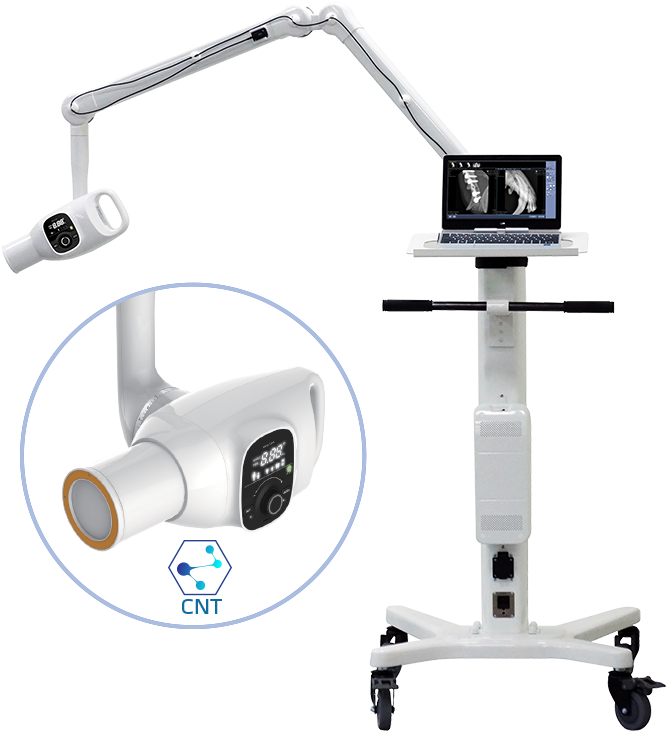 Myvet Ezray Mobile Intraoral X-ray Cart (706x756), Png Download