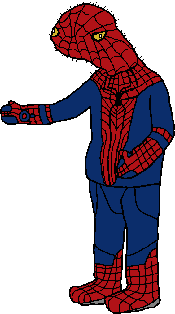 Teh Amazn Spoderman (673x1100), Png Download