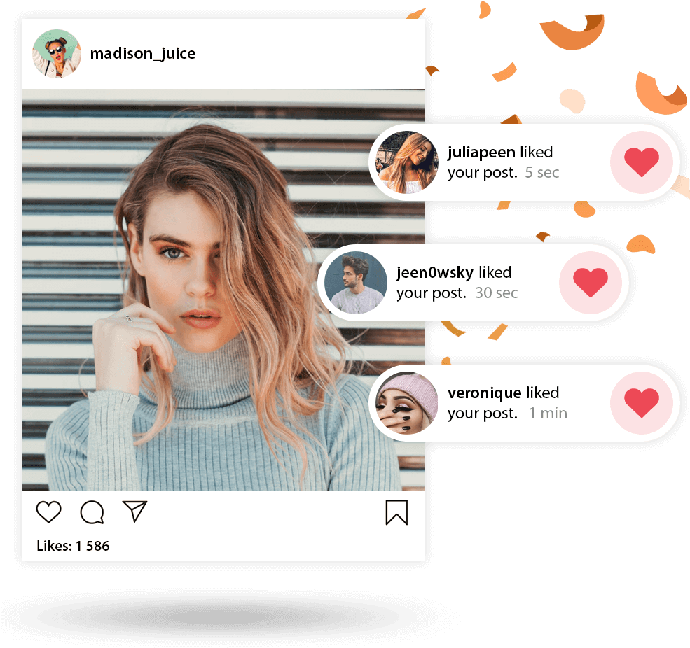 Instagram Likes Png (1000x1000), Png Download