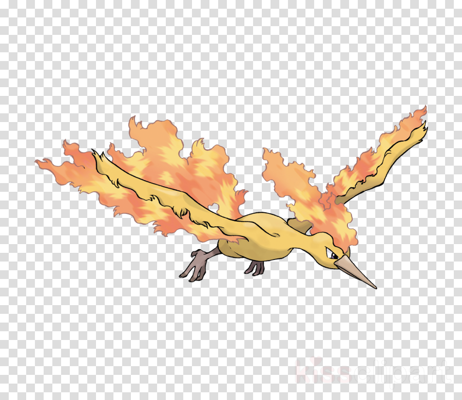 Pokemon Go Fire Clipart Moltres Articuno Zapdos (900x780), Png Download