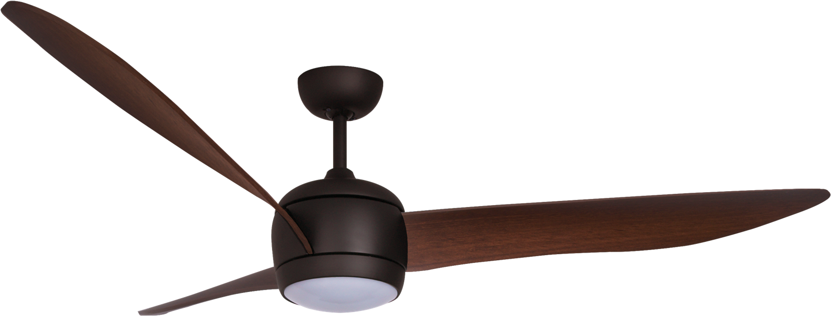 Lucci Air Airfusion Nordic Led Orb/dark Walnut (2048x865), Png Download