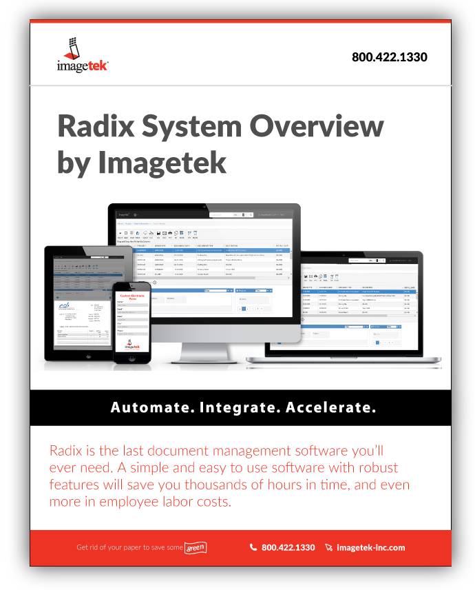 Edited Radix One Pager Imagetek (690x856), Png Download