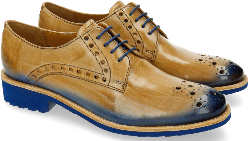 Derby Shoes Amelie 7 Nude Shade Electric Blue Rook (1024x1024), Png Download