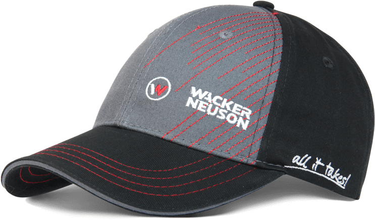 Baseballcap Black With Red Stripes (800x800), Png Download