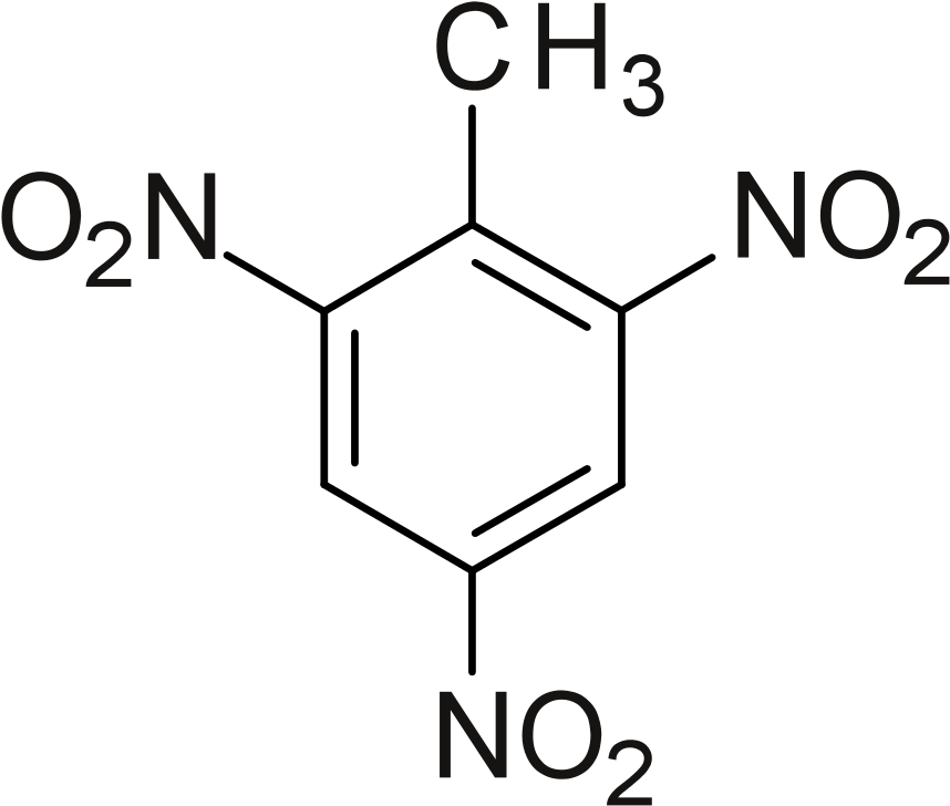 File - Trinitrotoluene - Svg (901x768), Png Download