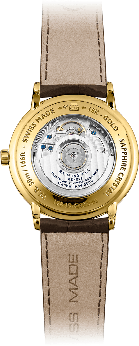 Maestro Men's Yellow Gold Moon Phase (700x1184), Png Download