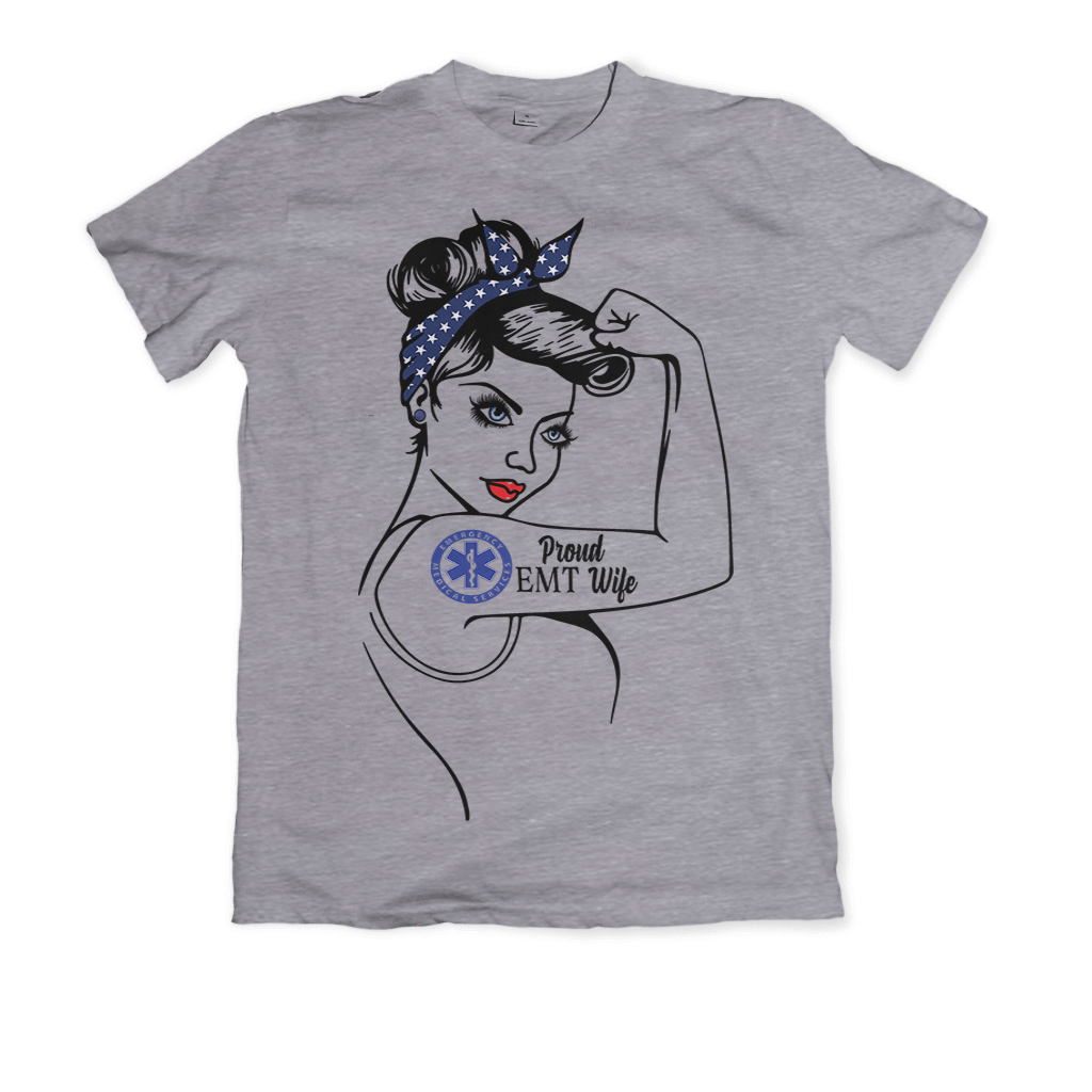 Girl Power - Proud Emt - Emt Mom - Emt Wife "girl Power" (1024x1024), Png Download