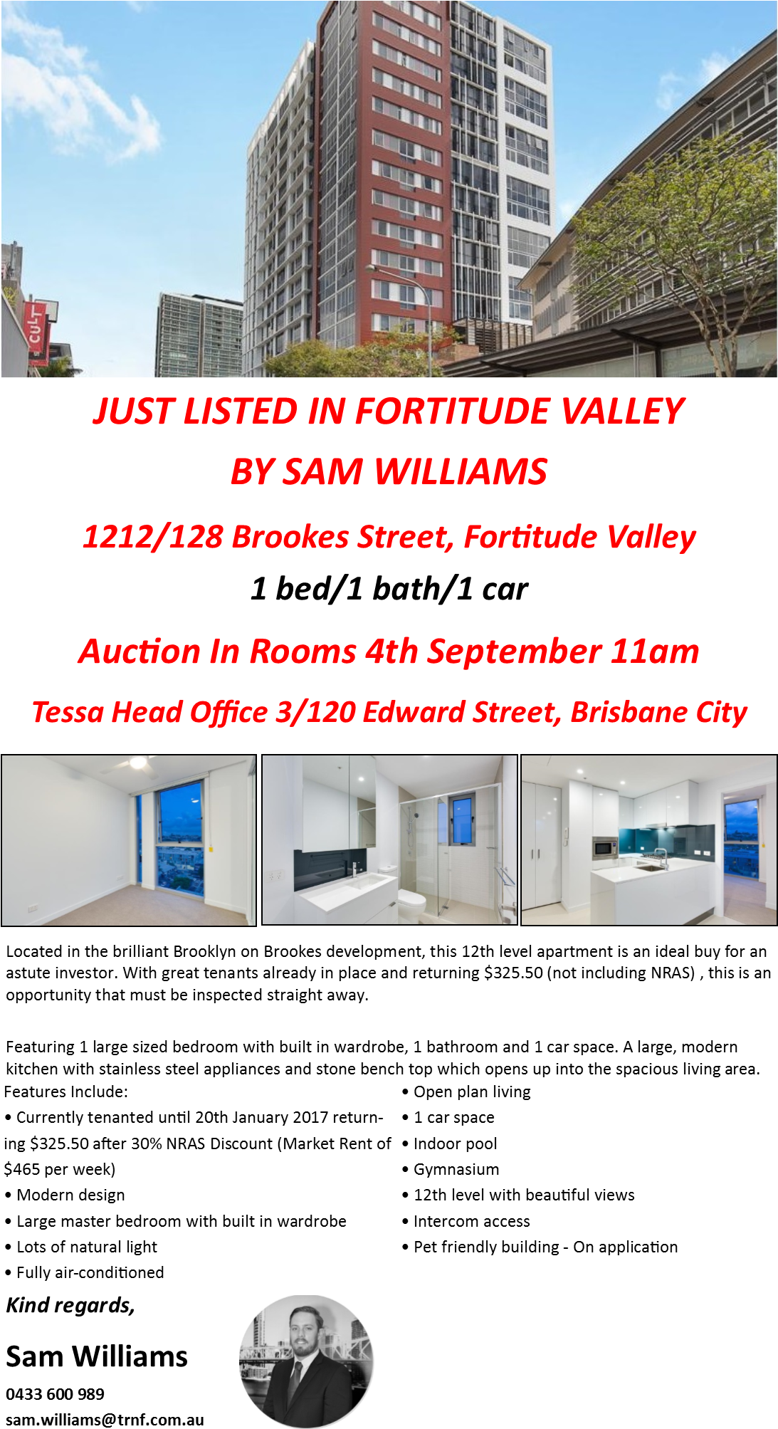 1212 128 Brookes Street Fortitude Valley Sw (1095x2031), Png Download