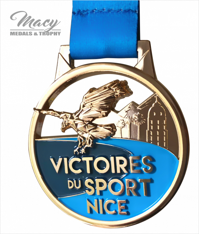 Nice-medal (651x768), Png Download