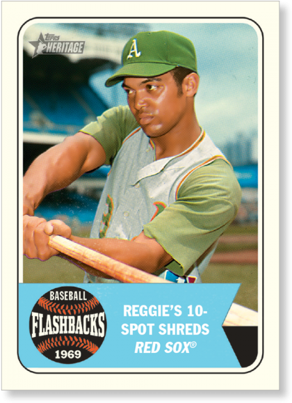 Reggie Jackson 2018 Topps Heritage Baseball Baseball (700x700), Png Download