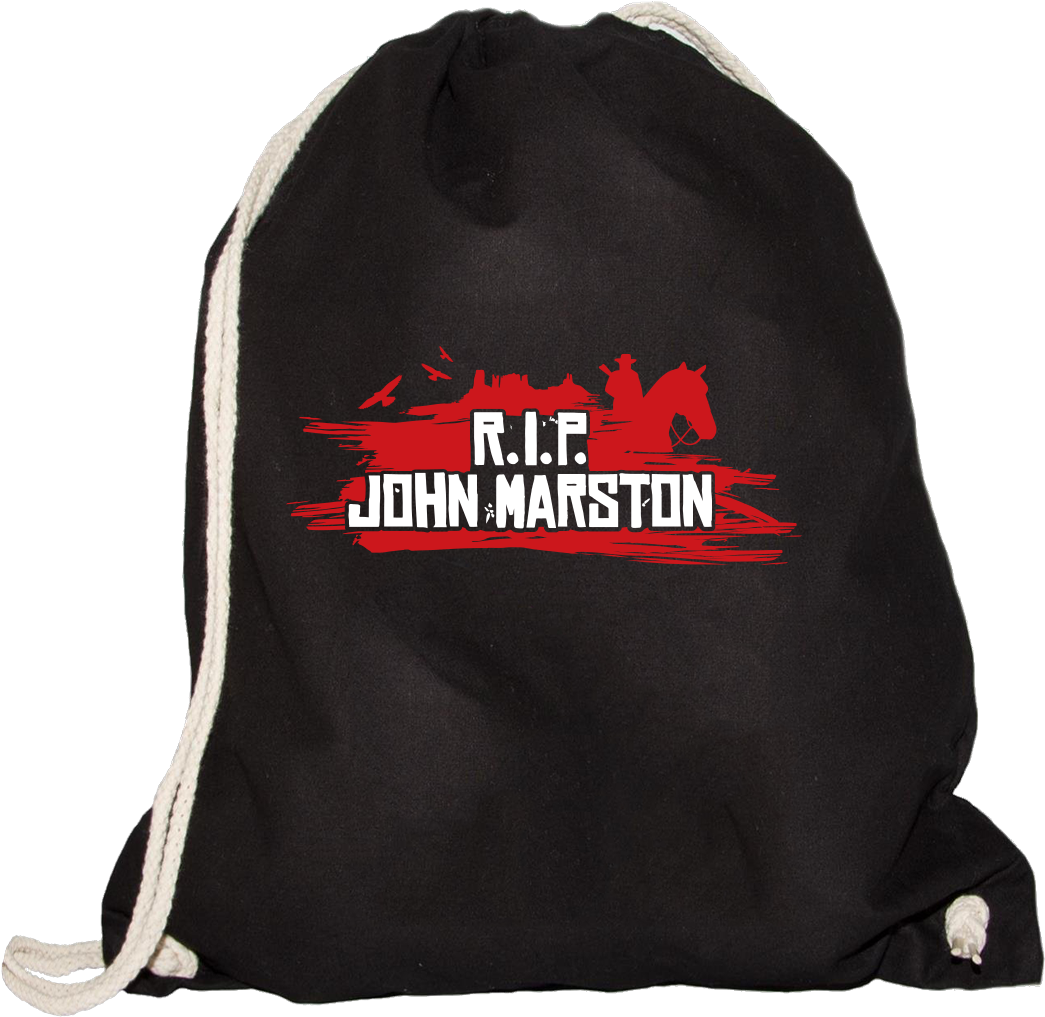 R - I - P - John Marston Sonstiges Gymsac Schwarz (1044x1044), Png Download
