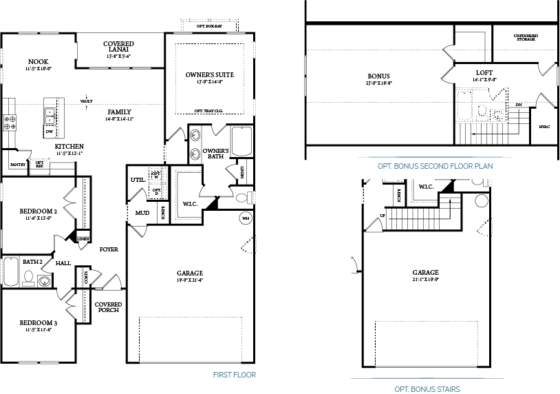 The Dogwood Floor Plans (814x572), Png Download