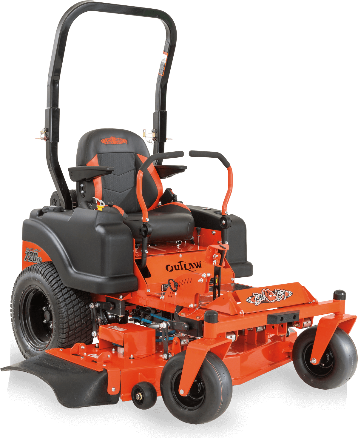 2016 Bad Boy Mowers 4800 Kawasaki Compact Outlaw In (1200x1467), Png Download