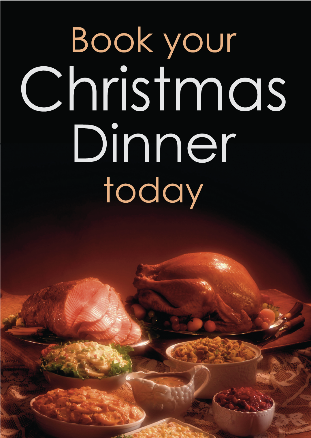 Christmas Dinner Png (1600x1600), Png Download