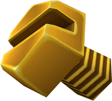 Playstation 2 Ratchet Clank Gold Bolt The Models Resource - Ratchet And Clank Gold Bolt (750x650), Png Download