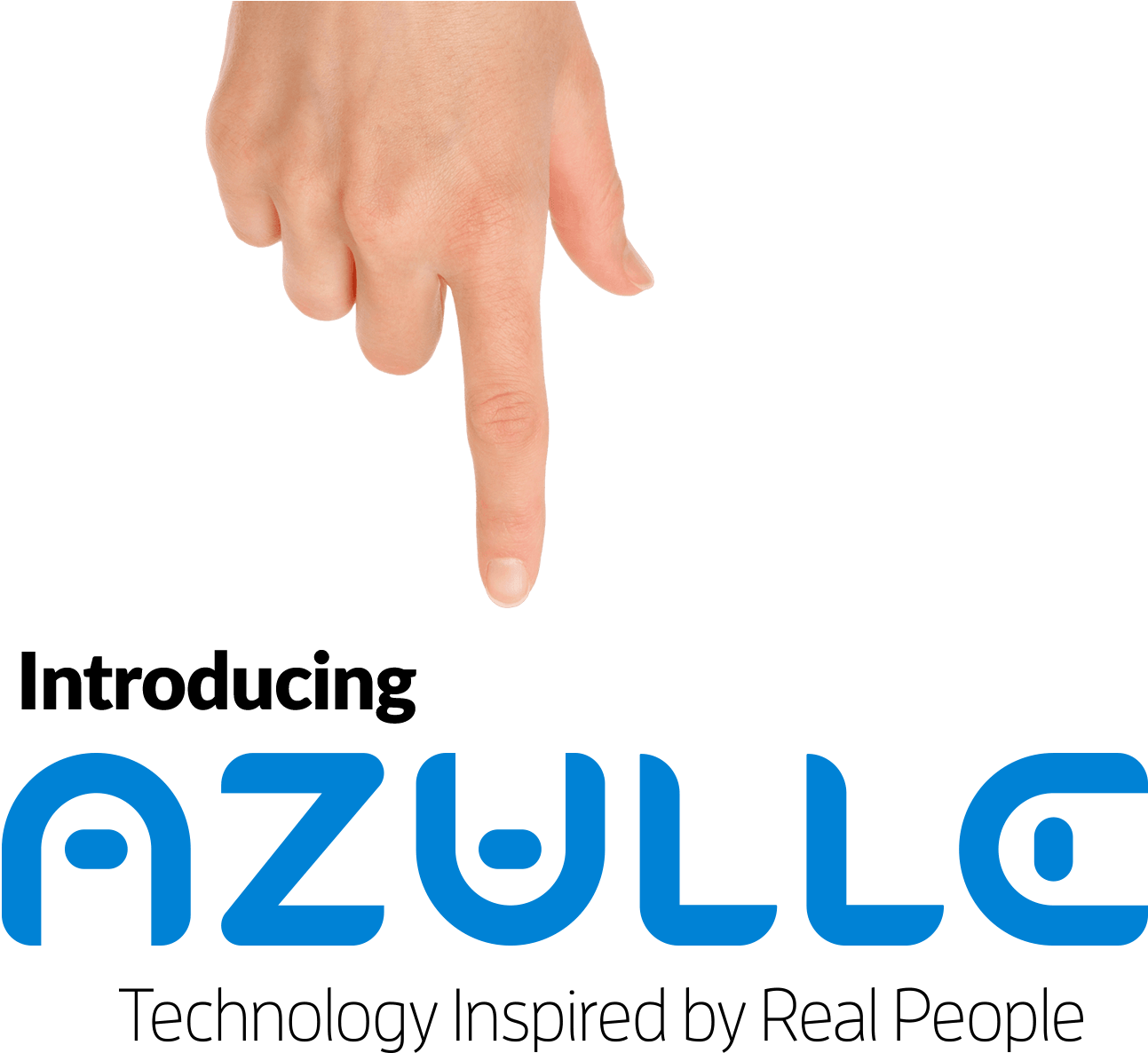 Azulle Finger Logo - Microlife Blood Pressure Monitor Travel Kit (1322x1198), Png Download