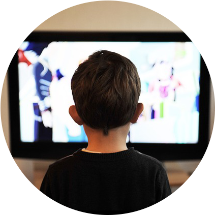 Young Boy Watching Tv - Impact Of Television Advertisement On Purchases Made (640x426), Png Download