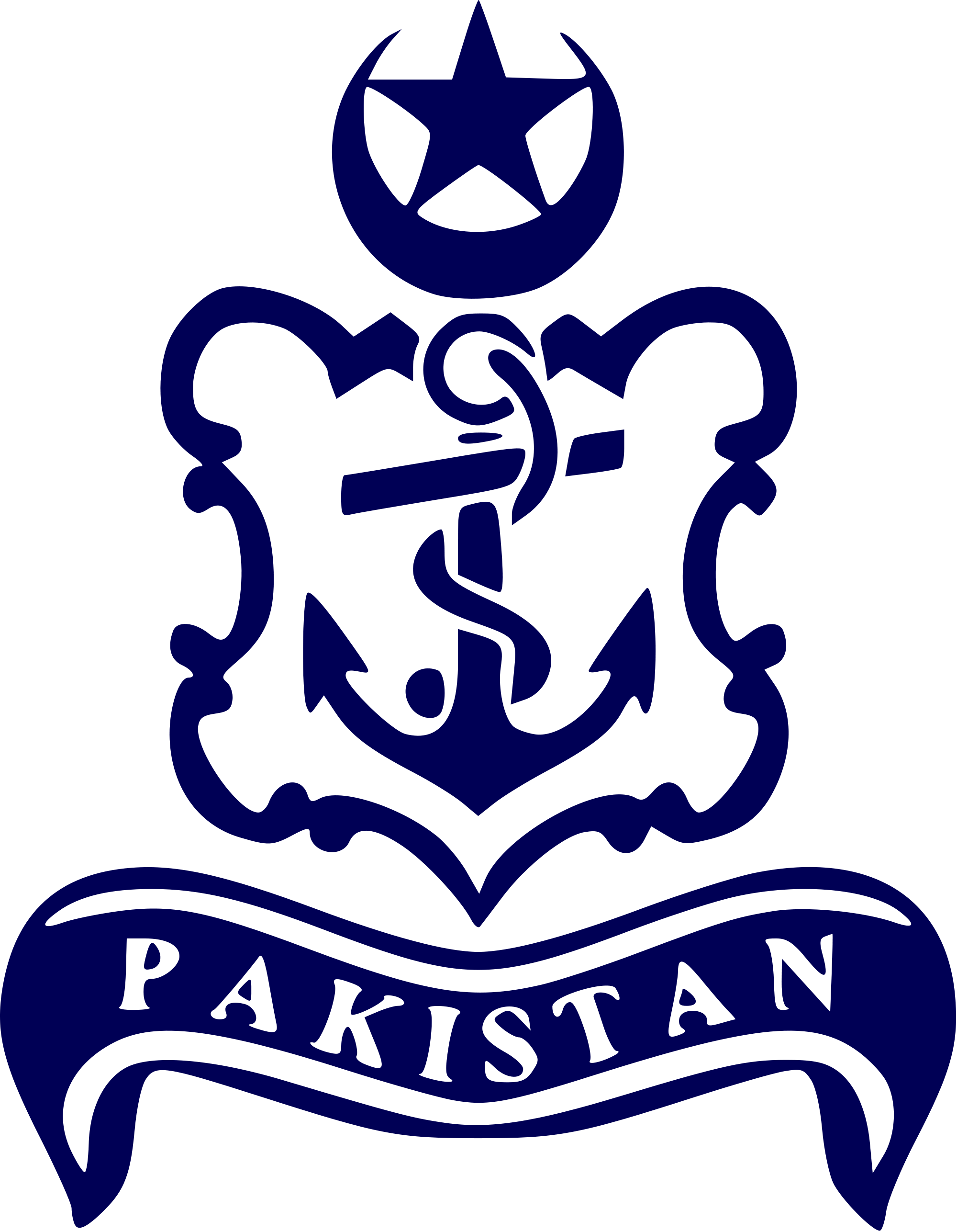 Open - Pakistan Navy Crest (2000x2573), Png Download