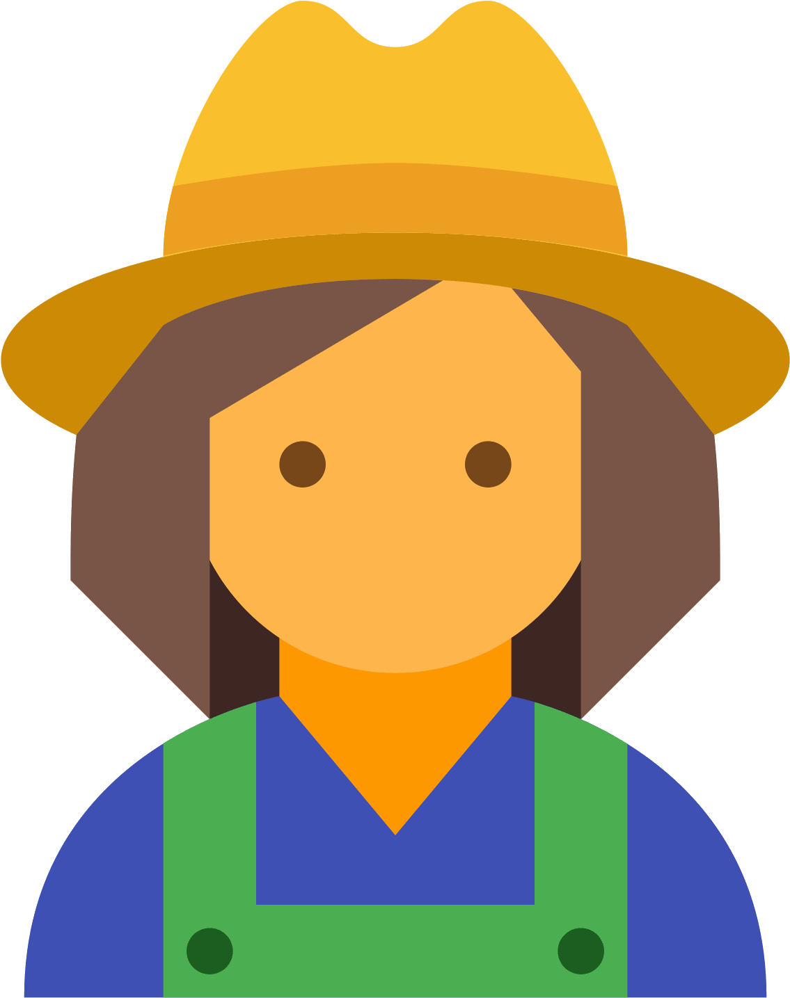 Working Vector Farmer - Farmer Png (1600x1600), Png Download