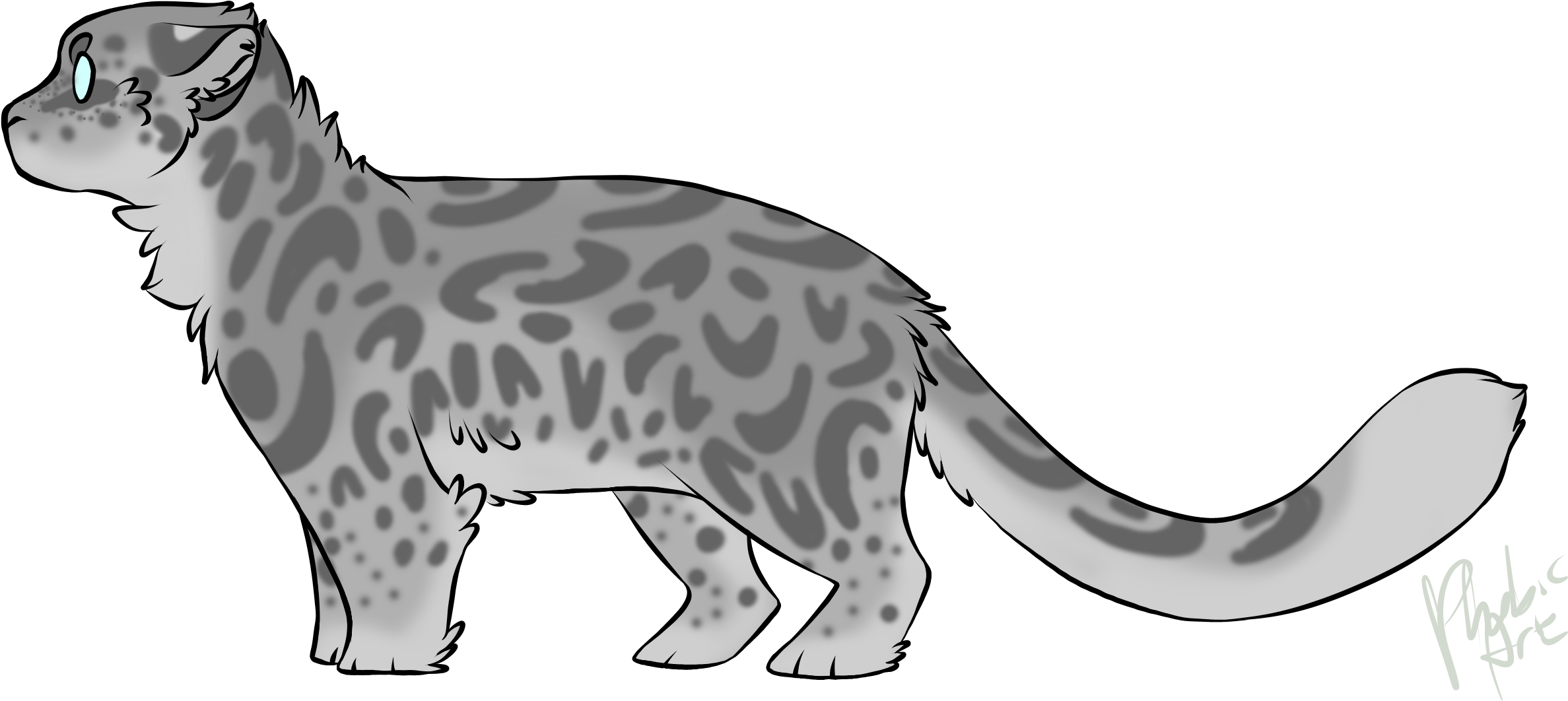 Felidae Snow Leopard Cat Cougar - Felidae (2480x1140), Png Download