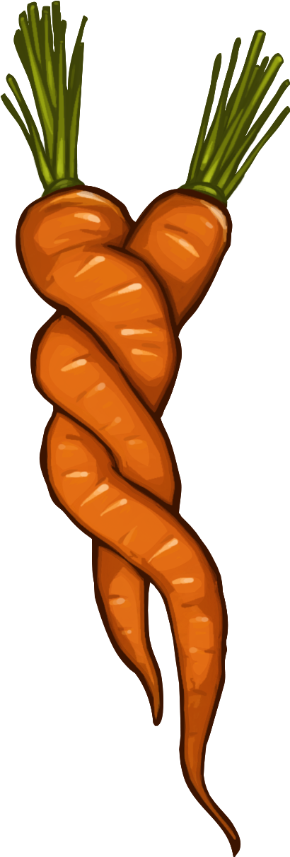 Farm Clipart Farmer's Market - Carrot (582x1324), Png Download