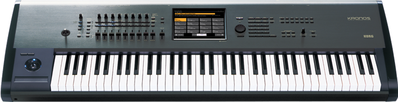 Korg's Brand-new Music Workstation, The Kronos Unveiled - Kronos X 73 Key Workstation Synthesizer (800x320), Png Download