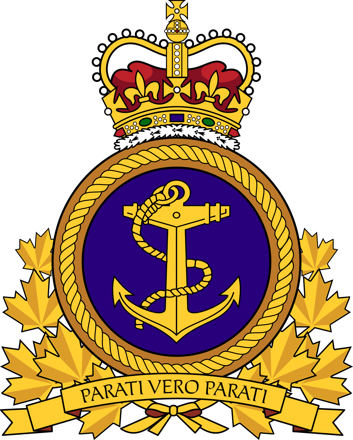 Navy Logo Png For Kids - Canadian Department Of National Defence Logo (1200x1494), Png Download