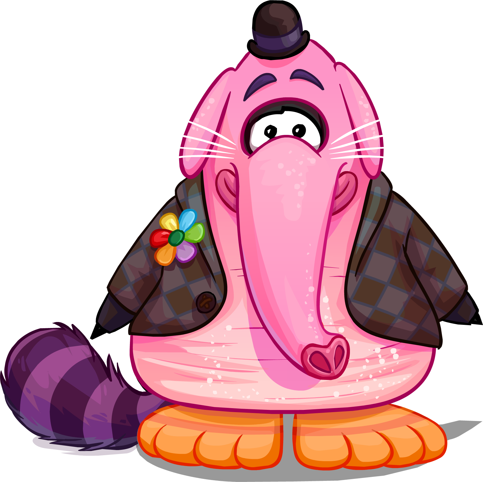 Bing Bong Outfit Player Card - Club Penguin Bing Bong (1695x1690), Png Download