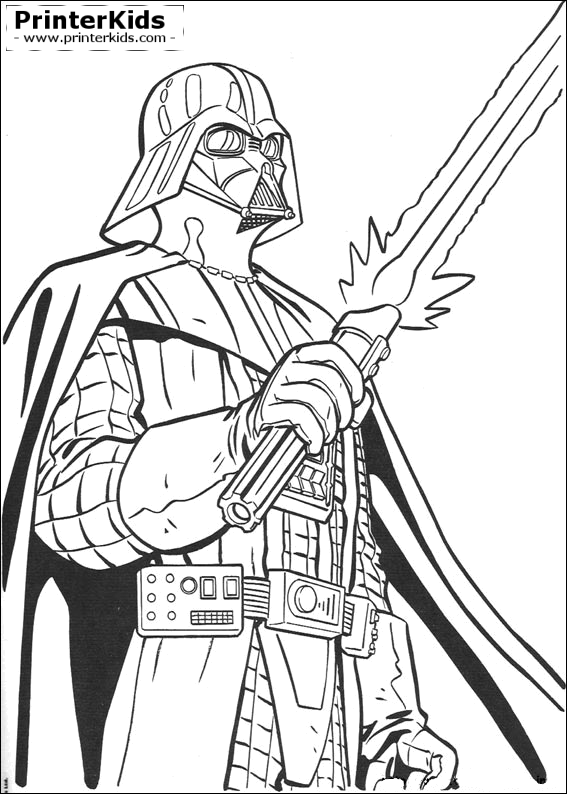 Star Wars Kids Pinterest Adult - Coloring Pages Star Wars (567x794), Png Download