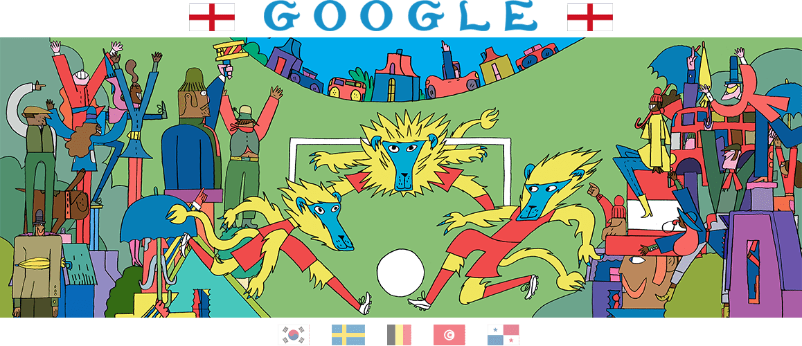 World Cup 2018 Day 5 5138360925421568 5676325415157760 (1158x500), Png Download