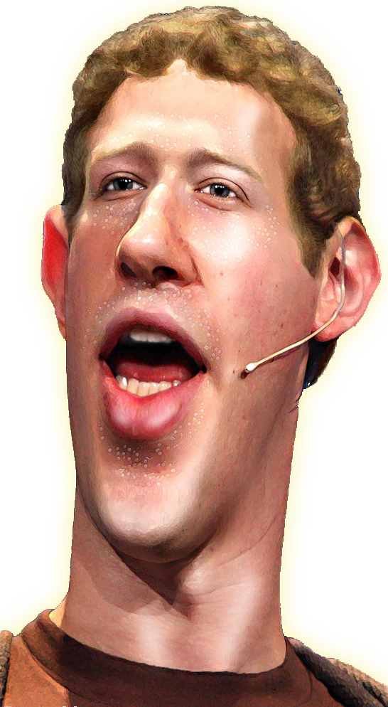 Mark Zuckerberg Png - Mark Zuckerberg Face Png (546x994), Png Download