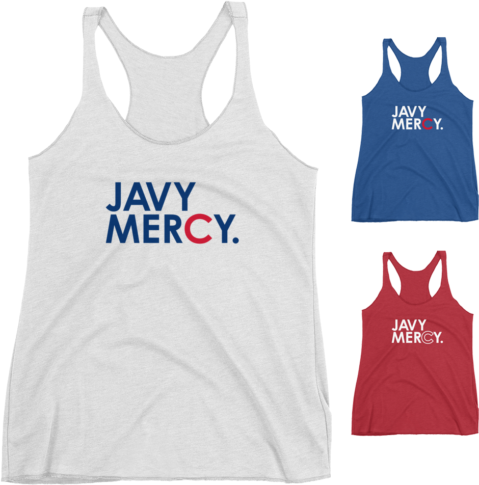 Javy Mercy Chicago Cubs Racerback Tank - Frolickinggeekparade Mein Nachbar Totoro Inspiriert (1000x1000), Png Download